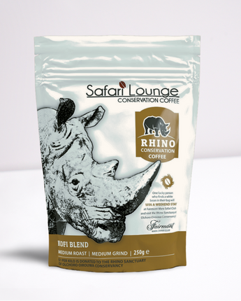 Safari lounge - Rhino Conservation Coffee Medium Roast Medium Grind 250g