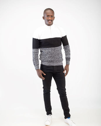 BE KNIT - Gents High-Neck Sweater