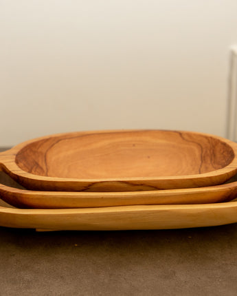 Long Wooden Trays